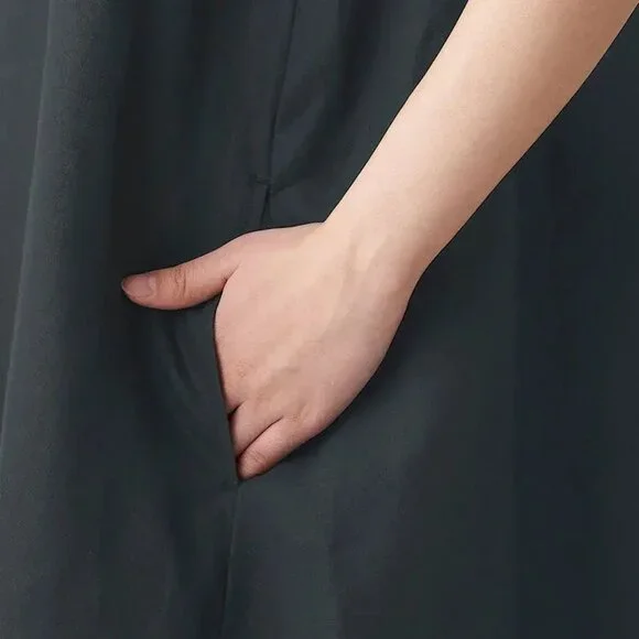 Muji Ladies' French Linen Sleeveless Dress Sz M-L - Picture 8 of 8